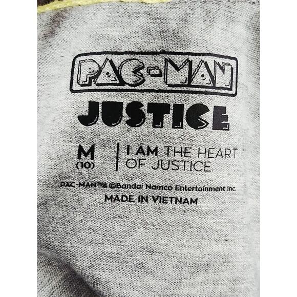 Justice Girls Pac-Man Cropped Graphic Tee Juniors Size M (10) - Picture 5 of 8